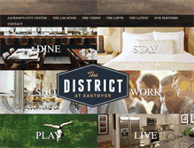Tablet Screenshot of districtateastover.com